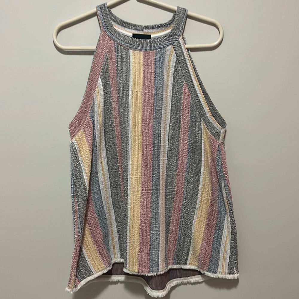 W5 colorful halter top size large